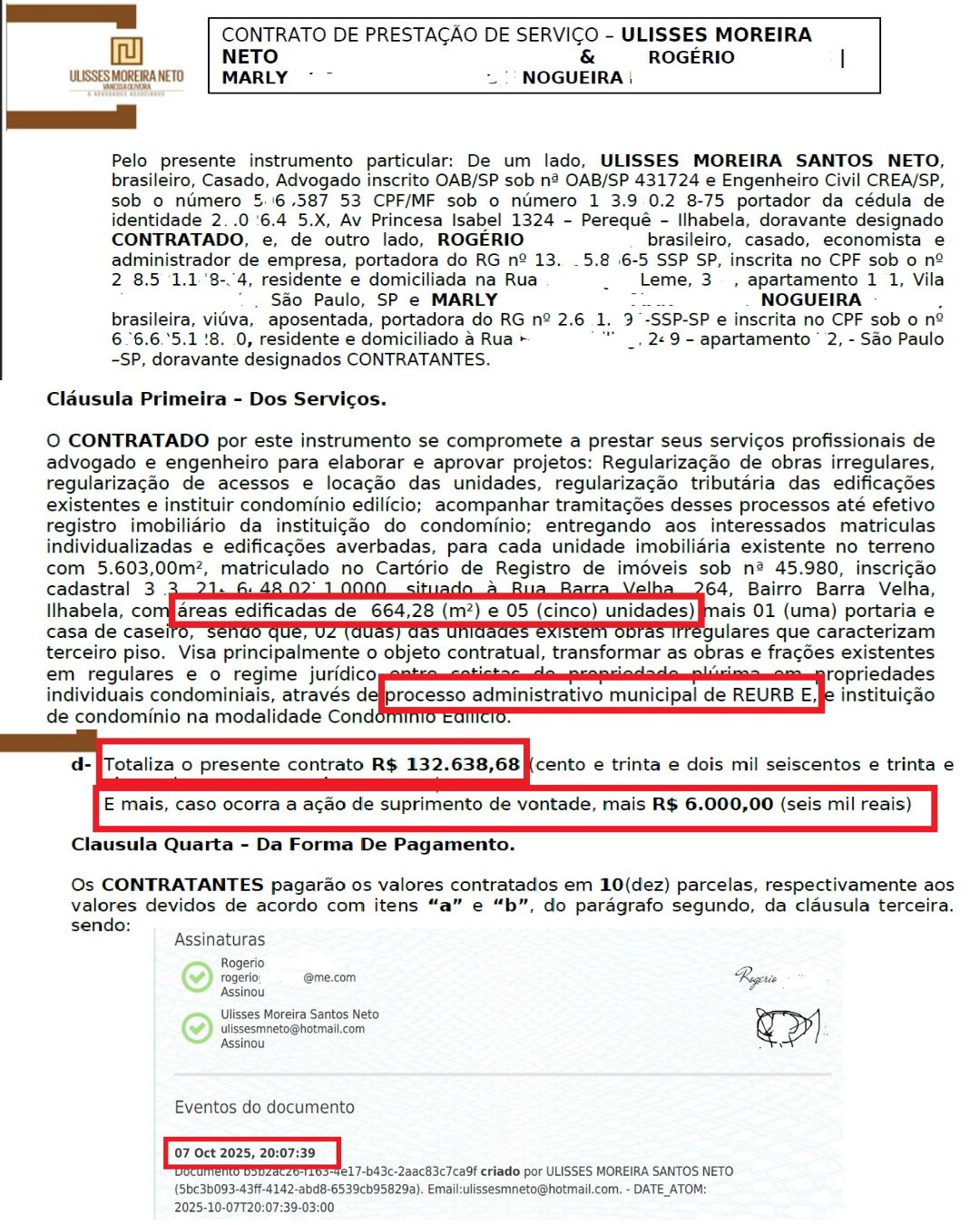 Contrato Condomínio